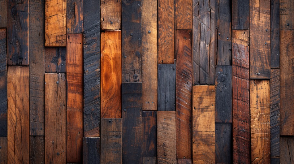 Rustic Wood Panel wallpaper
