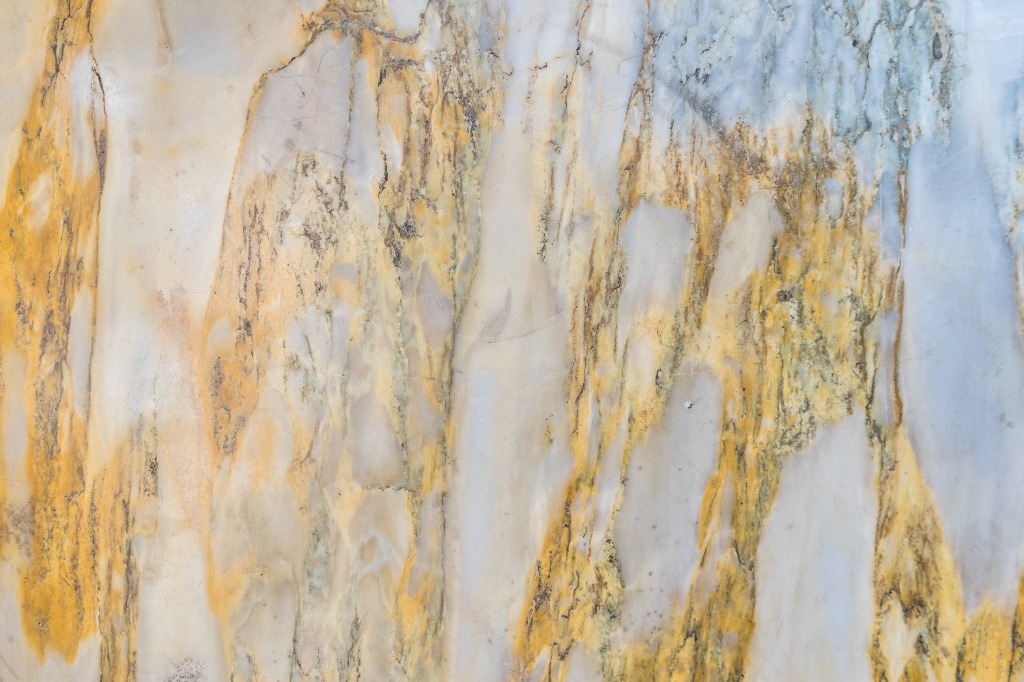 Natural marble stone texture wallpaper with yellow and grey veining - Expert Wallpaper Dubai
